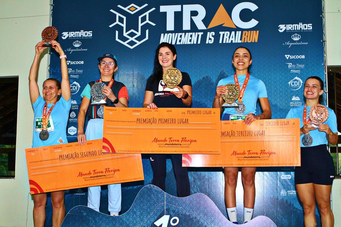 Pódio de premiação da TRAC